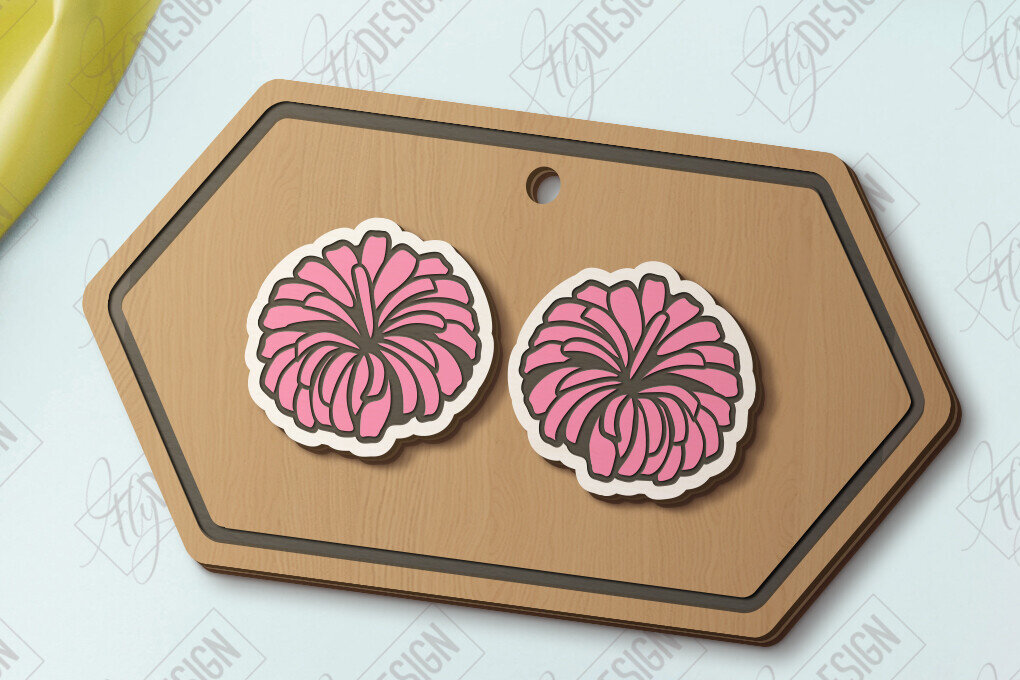 Σετ των 3 Intra απο ξύλο plywood 3mm-4mm πάχος – Αθλητικά καρφωτά σκουλαρίκια | Κοσμήματα Δίασταση  5x5 cm INTRAFABR-121128322