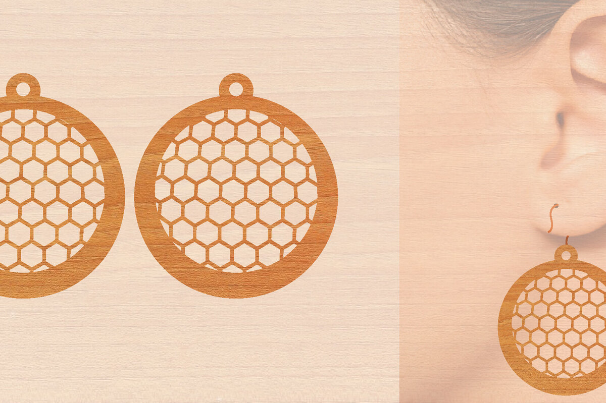 Σετ των 3 Intra απο ξύλο plywood 3mm-4mm πάχος – Αθλητικά Ξύλινα Σκουλαρίκια με Μπάλα Laser Δίασταση  5x5 cm INTRAFABR-97988638