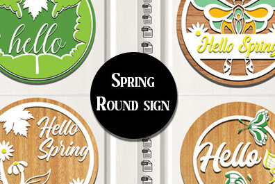 Σετ των 2 Intra απο ξύλο plywood 3mm-4mm πάχος – Δέσμη κοπής λέιζερ κρεμάστρας ελατηρίου πόρτας Δίασταση  20x20 cm INTRAFABR-67328170