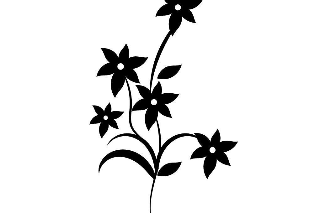 Σετ των 2 Intra απο ξύλο plywood 3mm-4mm πάχος – Ανοιξιάτικο συρμένο χέρι αγριολούλουδο Δίασταση  20x20 cm INTRAFABR-90920549