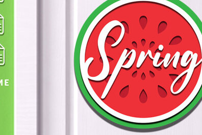 Σετ των 2 Intra απο ξύλο plywood 3mm-4mm πάχος – Ανοιξιάτικη στρογγυλή πινακίδα Κρεμάστρα πόρτας με λέιζερ Δίασταση  20x20 cm INTRAFABR-61035556