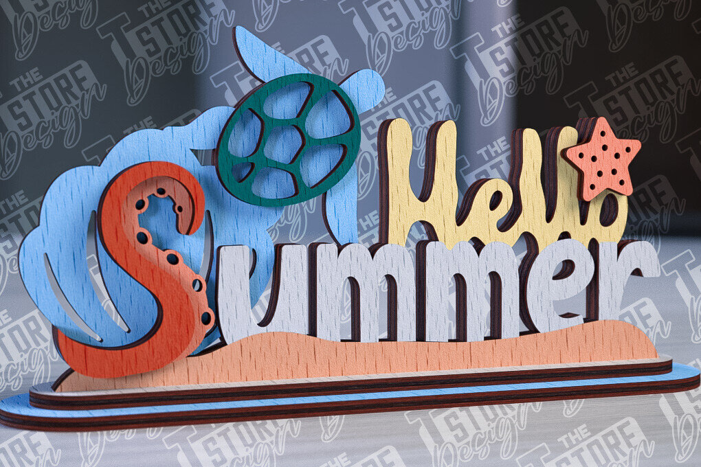 Σετ των 2 Intra απο ξύλο plywood 3mm-4mm πάχος – Σχεδιασμός κοπής με λέιζερ βάσης ελατηρίου | 3D Stand Δίασταση  20x20 cm INTRAFABR-92259893