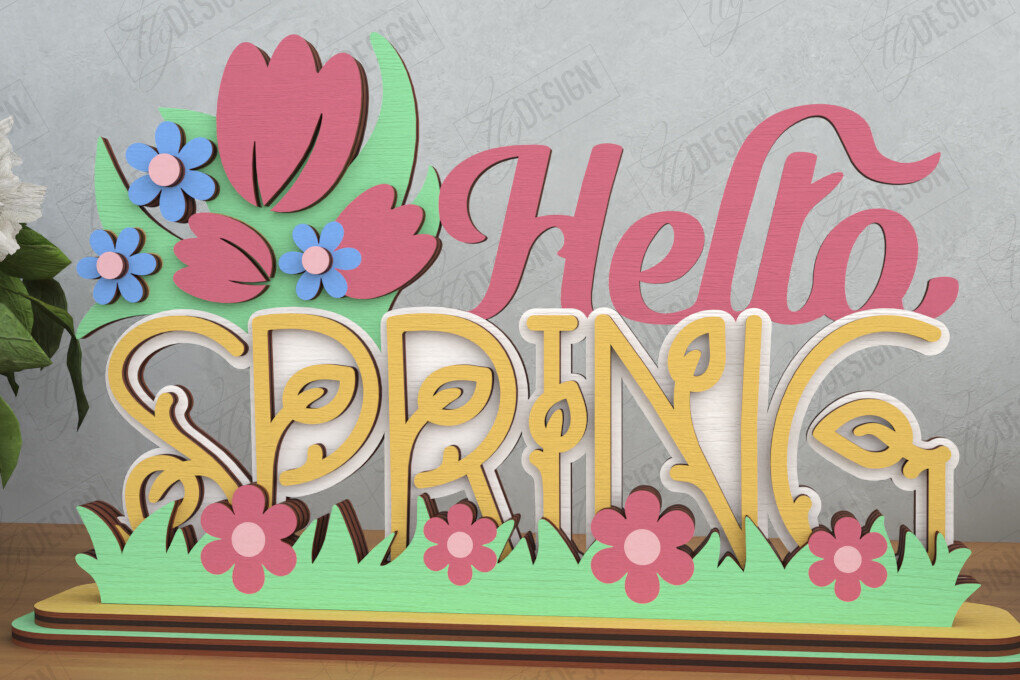 Σετ των 2 Intra απο ξύλο plywood 3mm-4mm πάχος – Κοπή λέιζερ με ελατήριο | Επιγραφή επιφάνειας εργασίας Δίασταση  20x20 cm INTRAFABR-120093421