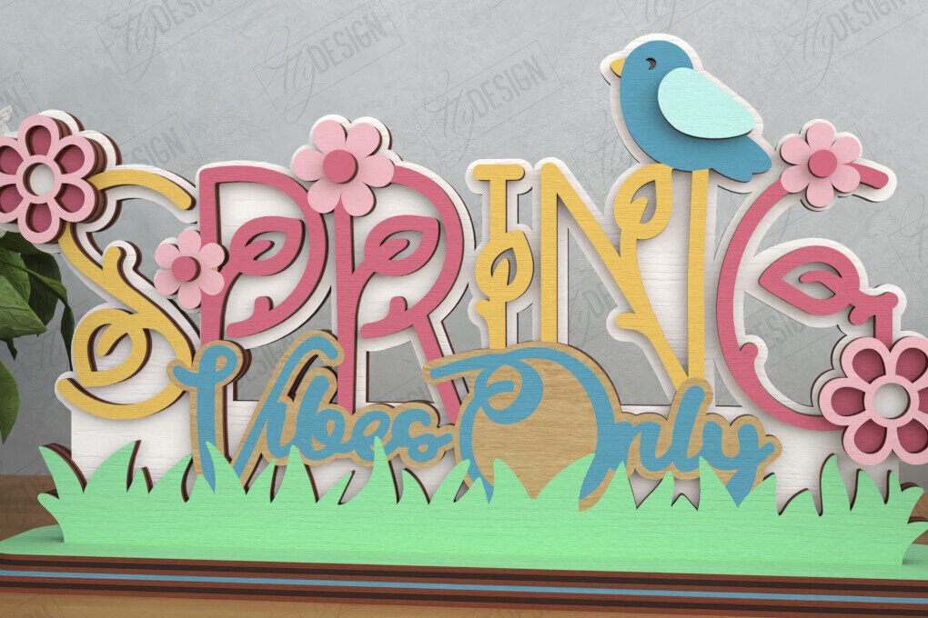 Σετ των 2 Intra απο ξύλο plywood 3mm-4mm πάχος – Κοπή λέιζερ με ελατήριο | Επιγραφή επιφάνειας εργασίας Δίασταση  20x20 cm INTRAFABR-120093423