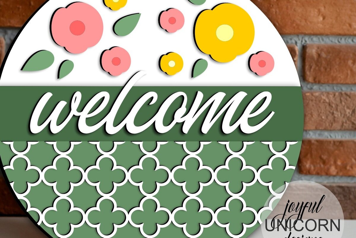 Σετ των 2 Intra απο ξύλο plywood 3mm-4mm πάχος – Άνοιξη καλωσορίσματος | Αρχείο κοπής με λέιζερ Δίασταση  20x20 cm INTRAFABR-56675913