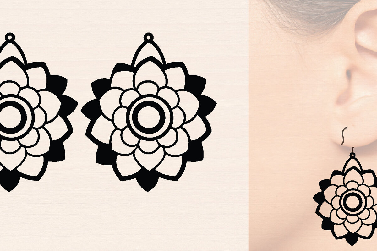 Σετ των 3 Intra απο ξύλο plywood 3mm-4mm πάχος – Ξύλινα σκουλαρίκια Spring Δίασταση  5x5 cm INTRAFABR-118635056