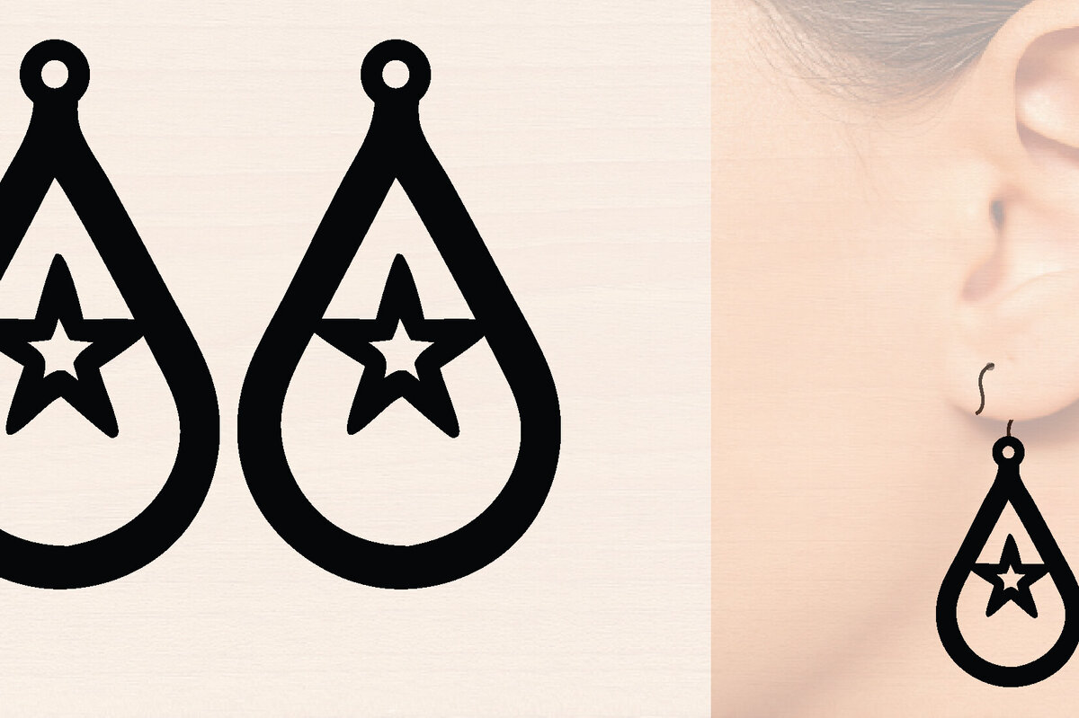 Σετ των 3 Intra απο ξύλο plywood 3mm-4mm πάχος – Ξύλινα σκουλαρίκια Spring Δίασταση  5x5 cm INTRAFABR-118635553