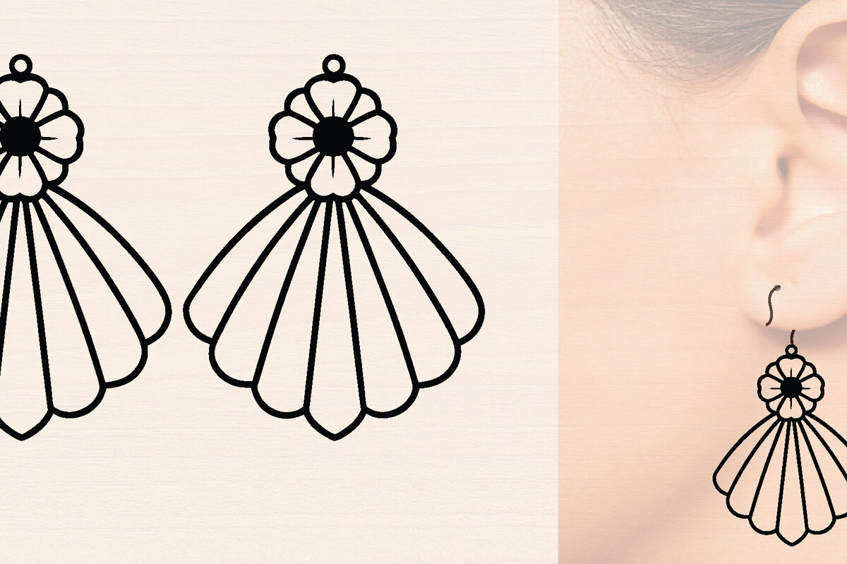 Σετ των 3 Intra απο ξύλο plywood 3mm-4mm πάχος – Ξύλινα σκουλαρίκια Spring Δίασταση  5x5 cm INTRAFABR-118635788