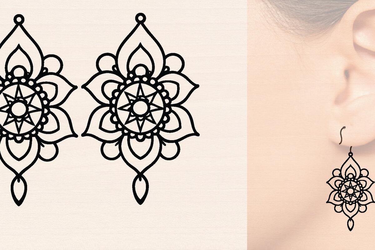 Σετ των 3 Intra απο ξύλο plywood 3mm-4mm πάχος – Ξύλινα σκουλαρίκια Spring Δίασταση  5x5 cm INTRAFABR-118635843