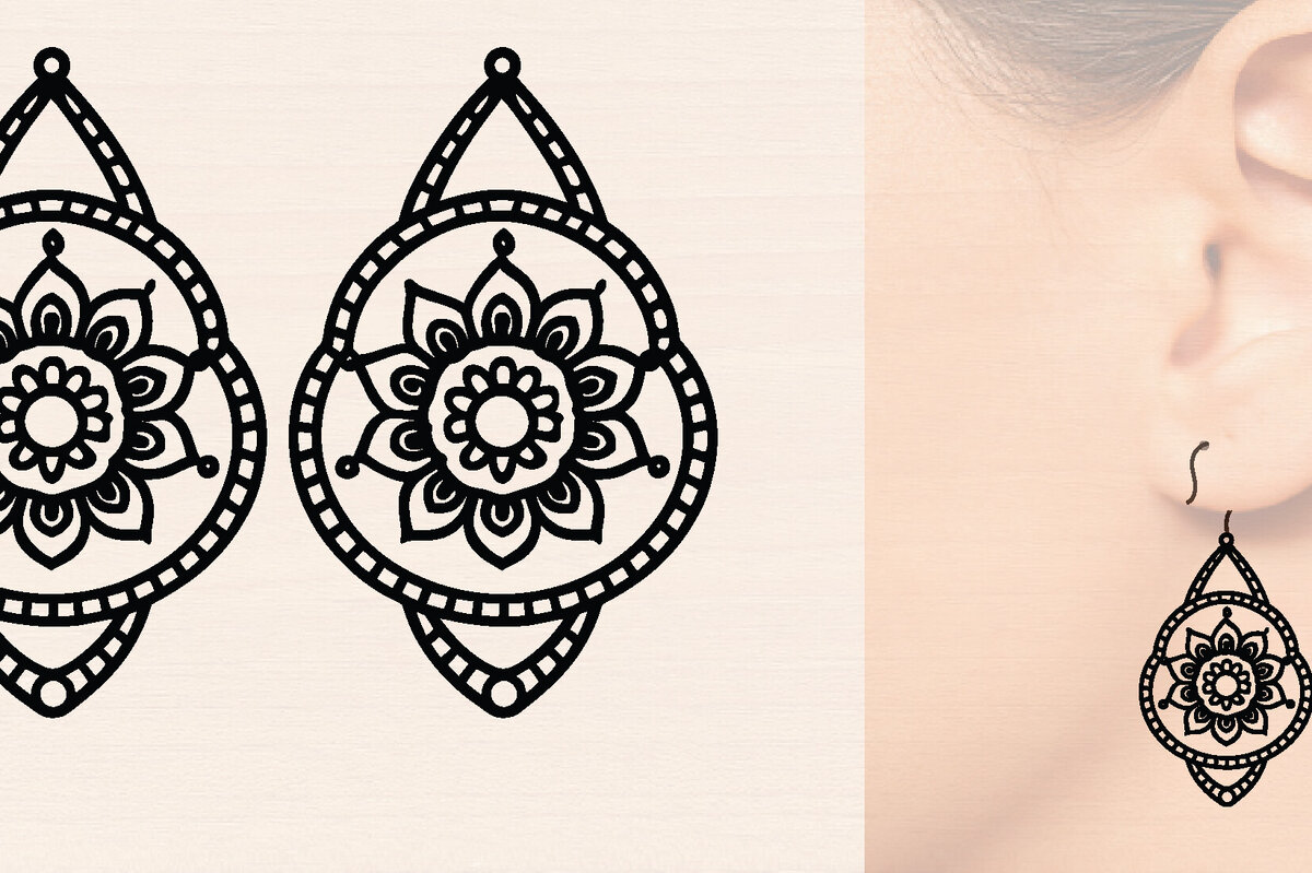 Σετ των 3 Intra απο ξύλο plywood 3mm-4mm πάχος – Ξύλινα σκουλαρίκια Spring Δίασταση  5x5 cm INTRAFABR-118635968