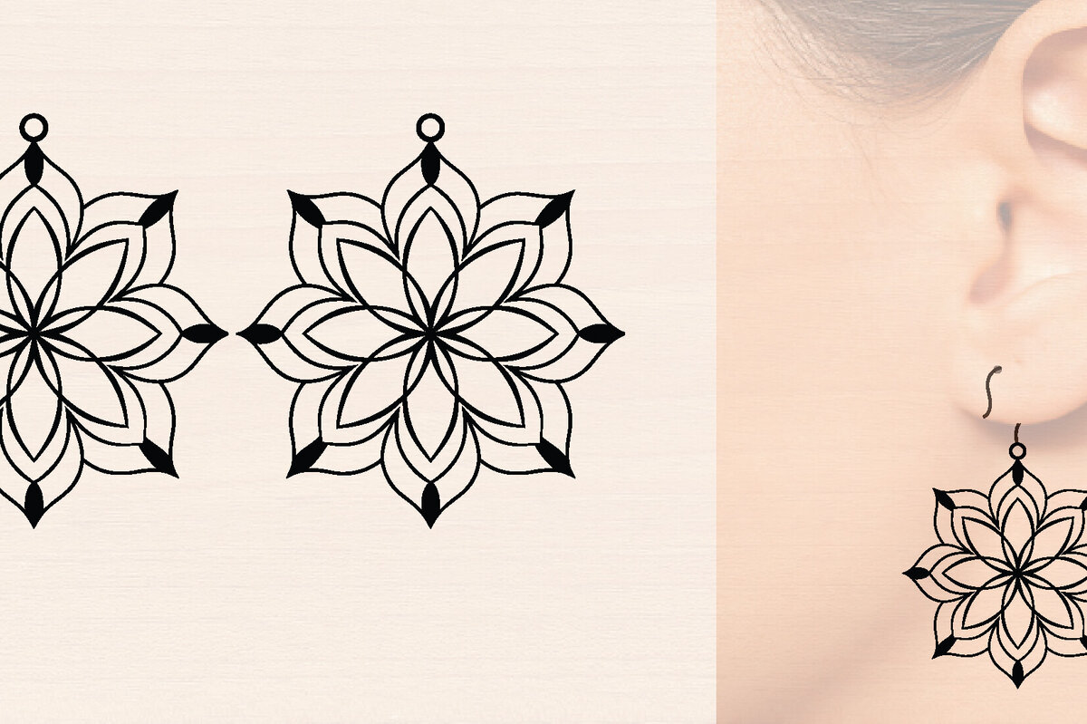 Σετ των 3 Intra απο ξύλο plywood 3mm-4mm πάχος – Ξύλινα σκουλαρίκια Spring Δίασταση  5x5 cm INTRAFABR-118634730