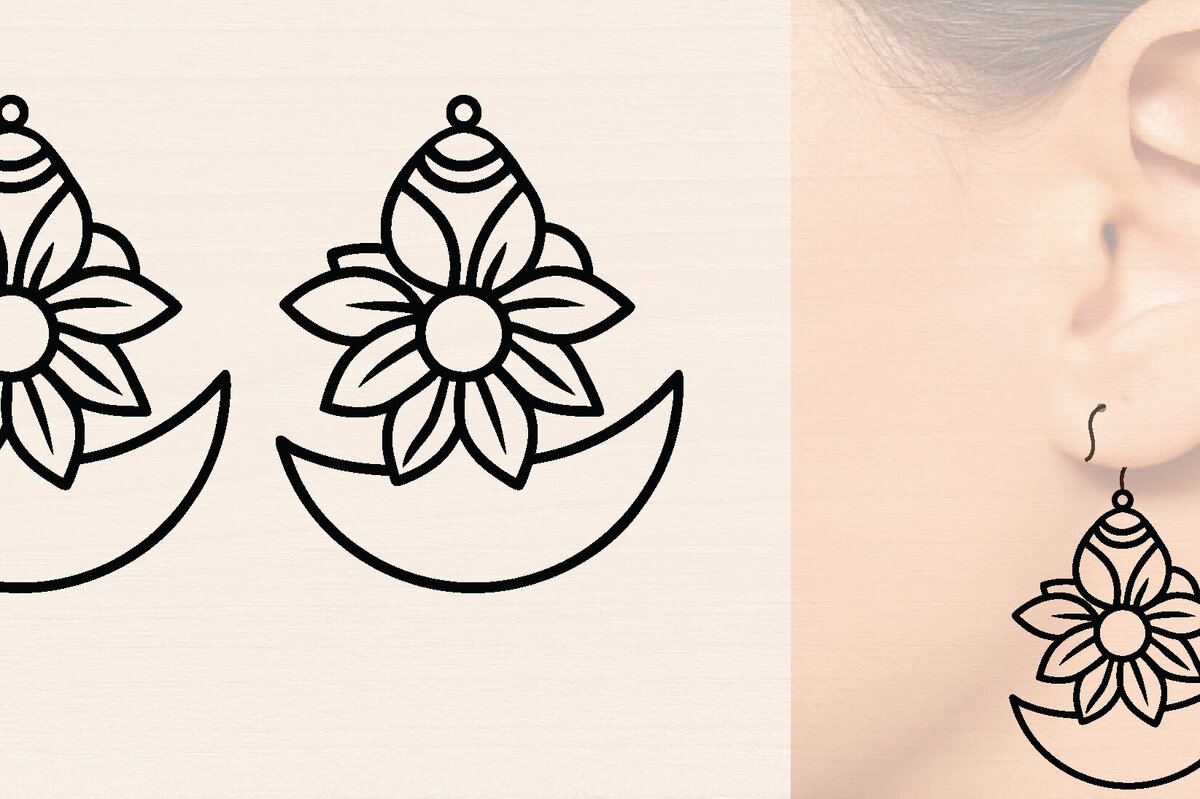 Σετ των 3 Intra απο ξύλο plywood 3mm-4mm πάχος – Ξύλινα σκουλαρίκια Spring Δίασταση  5x5 cm INTRAFABR-118634933