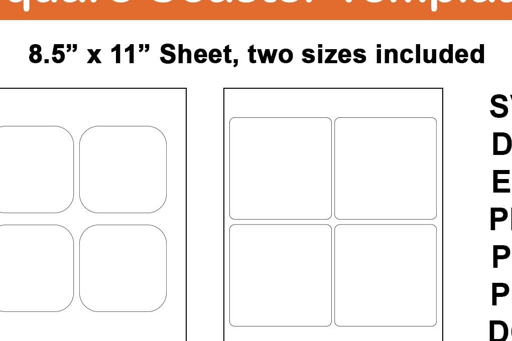 Σετ των 2 Intra απο ξύλο plywood 3mm-4mm πάχος – Πακέτο προτύπου τετράγωνου σουβέρ αυτοκινήτου Δίασταση  20x20 cm INTRAFABR-68065596