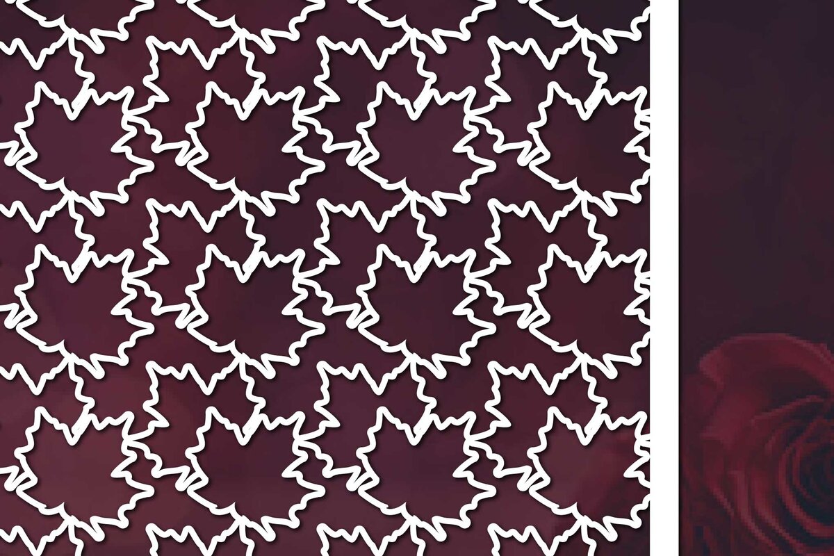 Σετ των 2 Intra απο ξύλο plywood 3mm-4mm πάχος – Τετράγωνες κορνίζες με λουλουδάτο μοτίβο Δίασταση  20x20 cm INTRAFABR-58382462