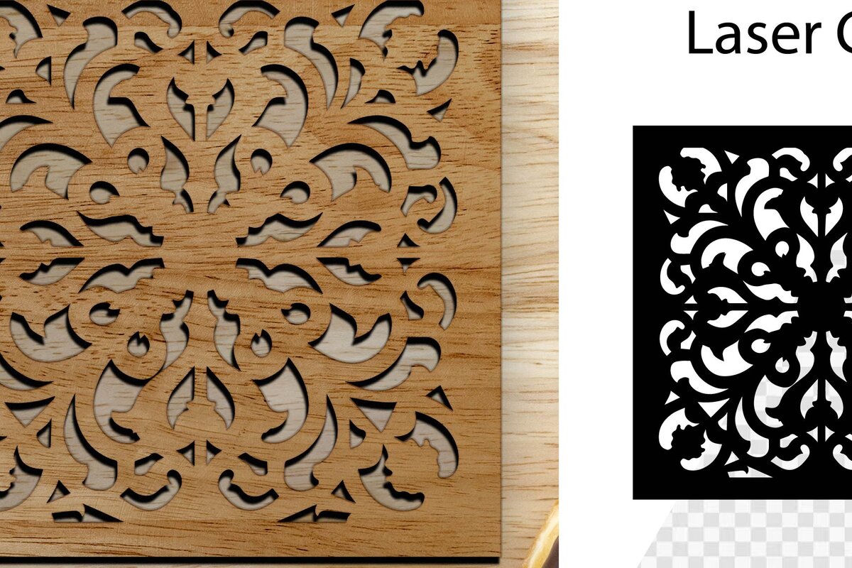 Σετ των 2 Intra απο ξύλο plywood 3mm-4mm πάχος – SquareCoffee Coaster Cut Laser. Δίασταση  20x20 cm INTRAFABR-113783730