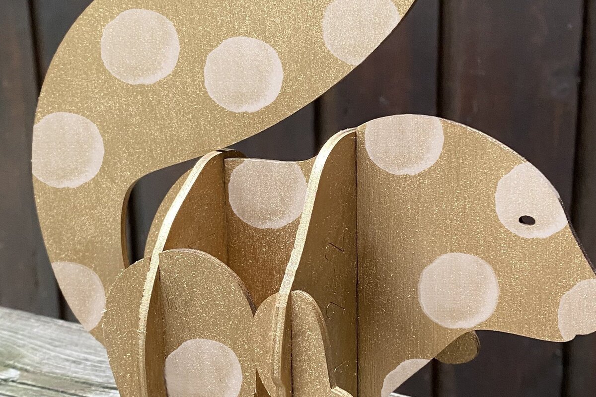 Σετ των 2 Intra απο ξύλο plywood 3mm-4mm πάχος – Squirrel Cut Laser Δίασταση  20x20 cm INTRAFABR-36872022