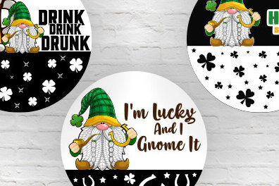 Σετ των 2 Intra απο ξύλο plywood 3mm-4mm πάχος – Πακέτο σημάτων λέιζερ St. Patrick Δίασταση  20x20 cm INTRAFABR-93848938