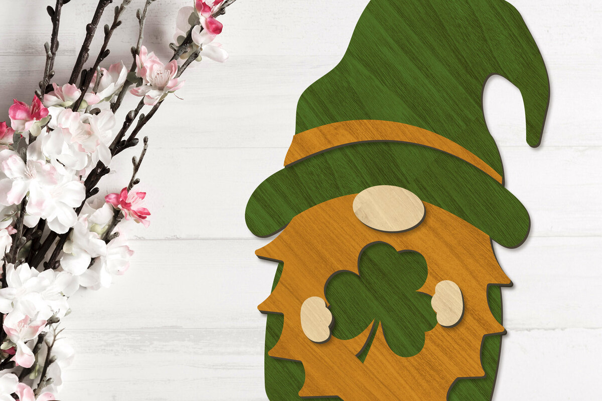 Intra απο ξύλο plywood 3mm-4mm πάχος – Διακοσμητικό στοιχειό του Αγίου Πατρικίου Δίασταση  40x30 cm INTRAFABR-91468632