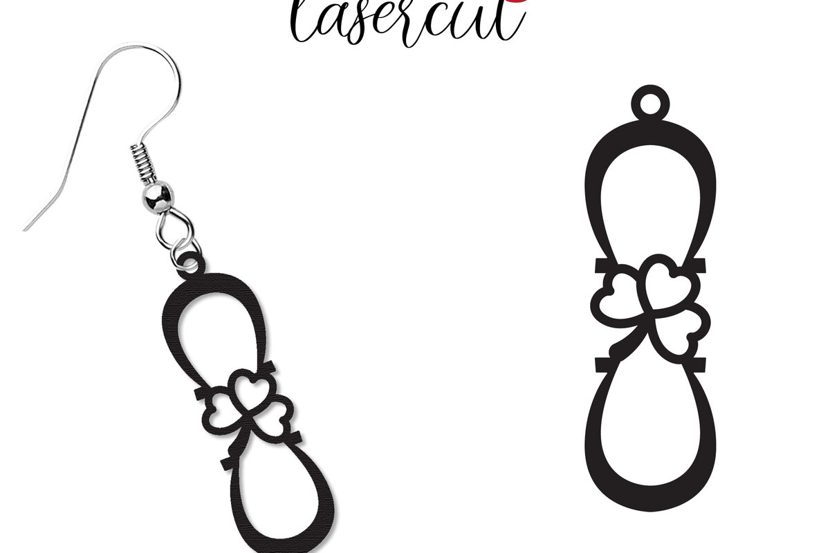 Σετ των 3 Intra απο ξύλο plywood 3mm-4mm πάχος – Σκουλαρίκια St Patrick's Day Lasercut Δίασταση  5x5 cm INTRAFABR-118041147