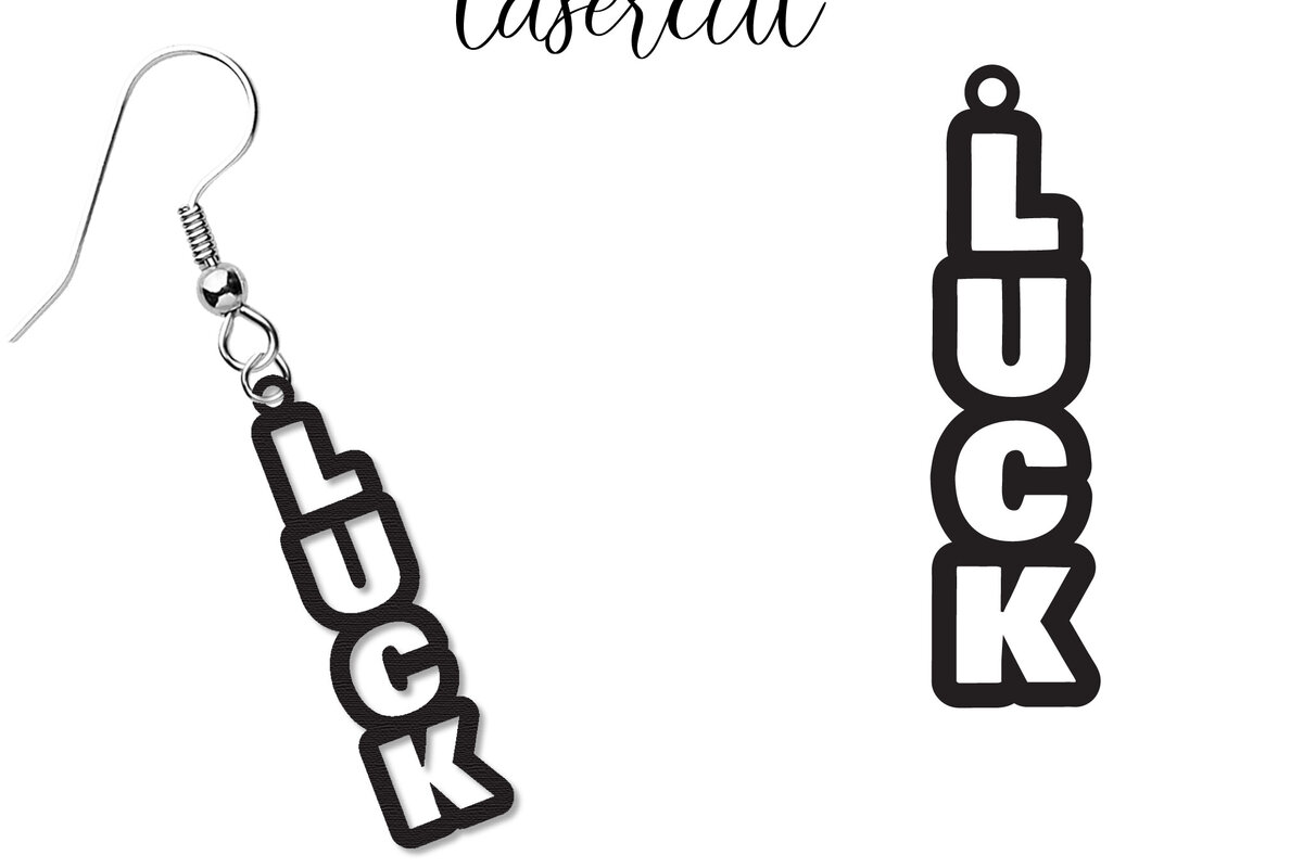 Σετ των 3 Intra απο ξύλο plywood 3mm-4mm πάχος – Σκουλαρίκια St Patrick's Day Lasercut Δίασταση  5x5 cm INTRAFABR-118041203