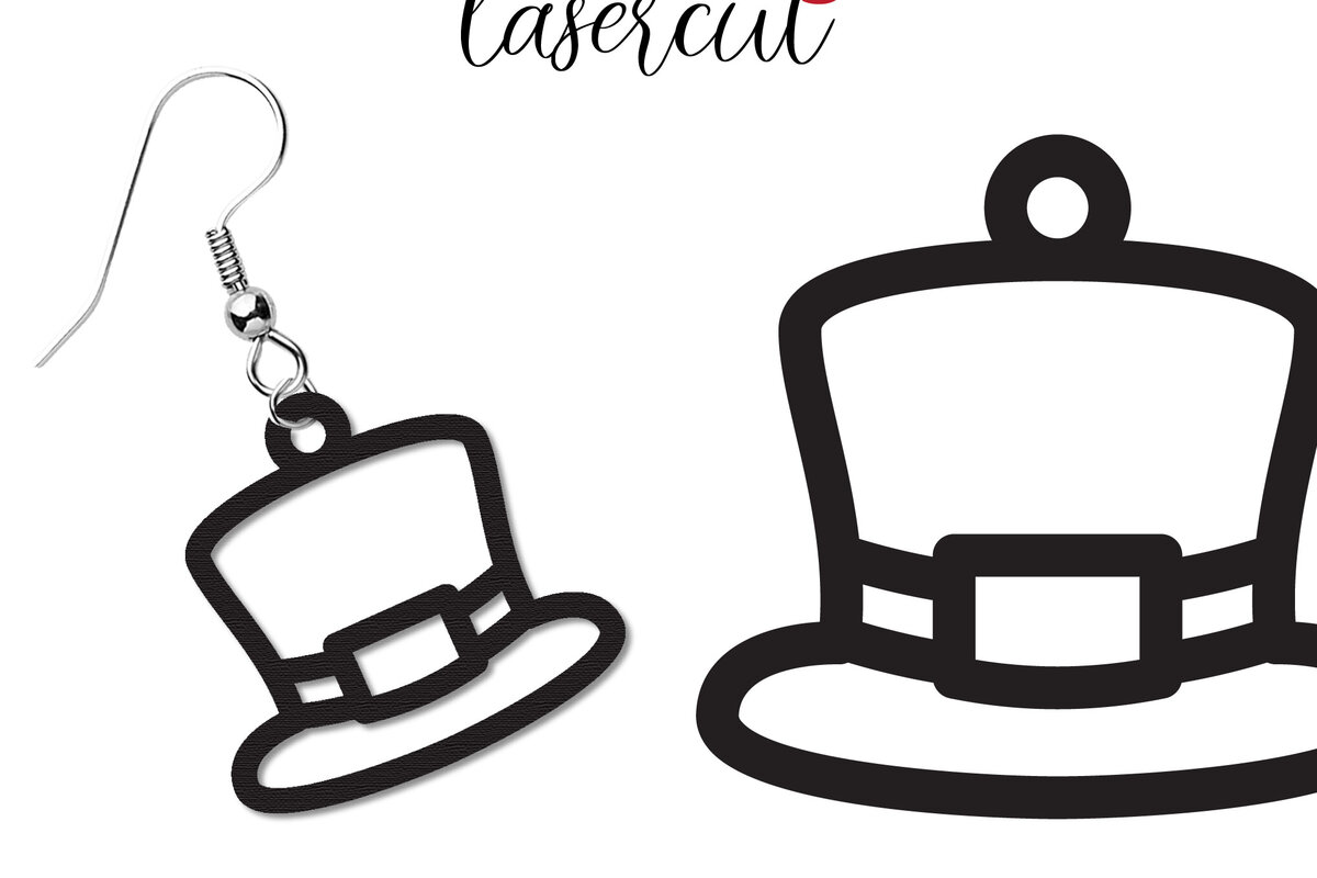 Σετ των 3 Intra απο ξύλο plywood 3mm-4mm πάχος – Σκουλαρίκια St Patrick's Day Lasercut Δίασταση  5x5 cm INTRAFABR-117725208