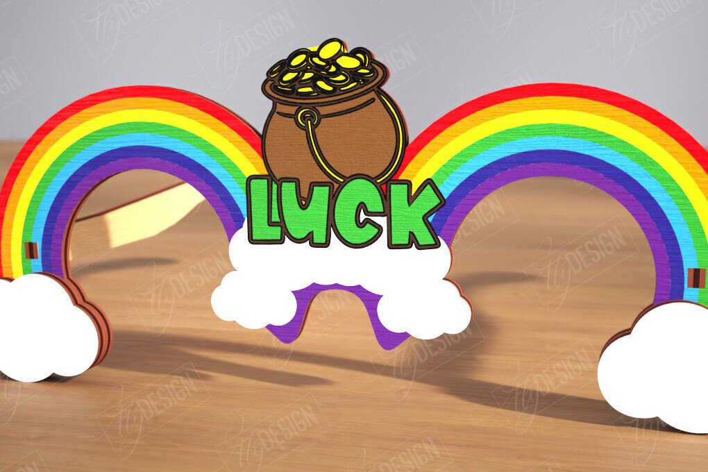 Σετ των 2 Intra απο ξύλο plywood 3mm-4mm πάχος – Γυαλιά St. Patrick's Day | Αξεσουάρ Δίασταση  20x20 cm INTRAFABR-115441212