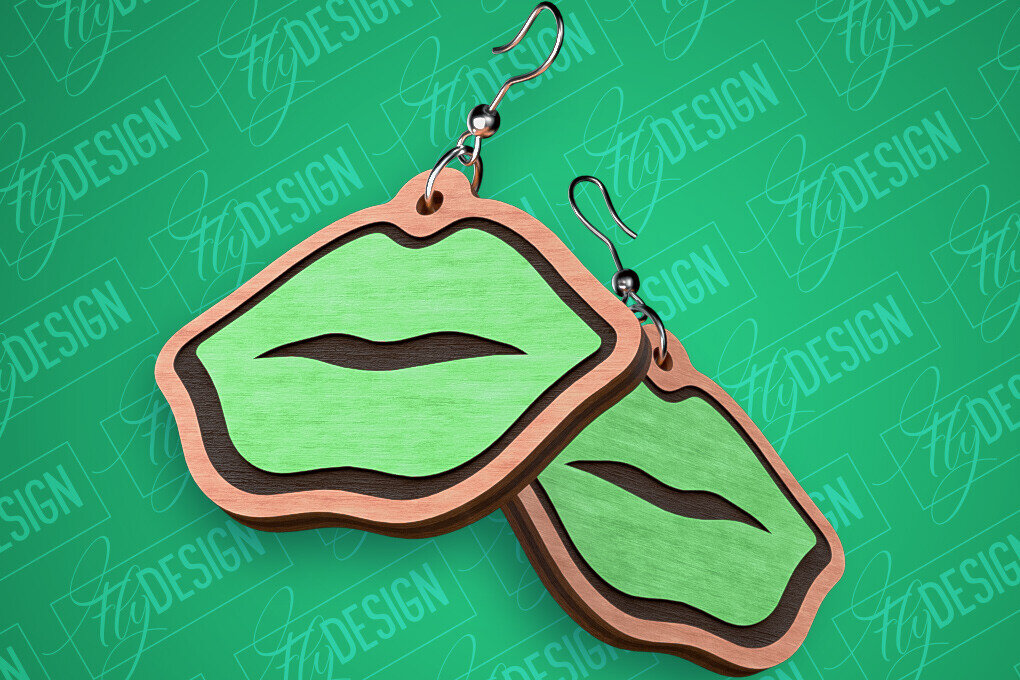 Σετ των 3 Intra απο ξύλο plywood 3mm-4mm πάχος – Σκουλαρίκια λέιζερ St. Patricks Day | CNC Δίασταση  5x5 cm INTRAFABR-82461207