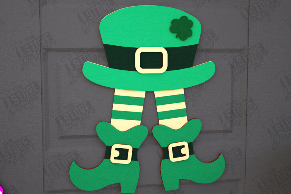 Intra απο ξύλο plywood 3mm-4mm πάχος – Σημάδια του Αγίου Πατρικίου | Διακόσμηση τοίχου Δίασταση  40x30 cm INTRAFABR-115373425