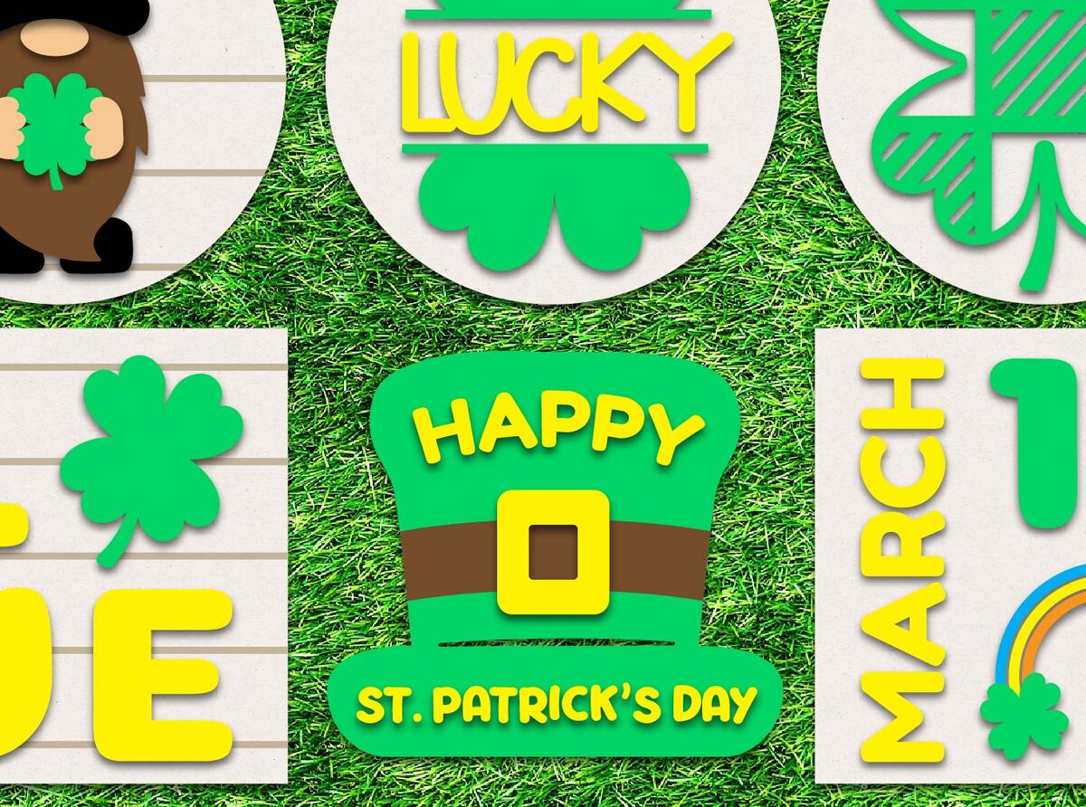 Σετ των 2 Intra απο ξύλο plywood 3mm-4mm πάχος – Κοπή με λέιζερ σε επίπεδο Δίσκου του Αγίου Πατρικίου Δίασταση  20x20 cm INTRAFABR-9442065