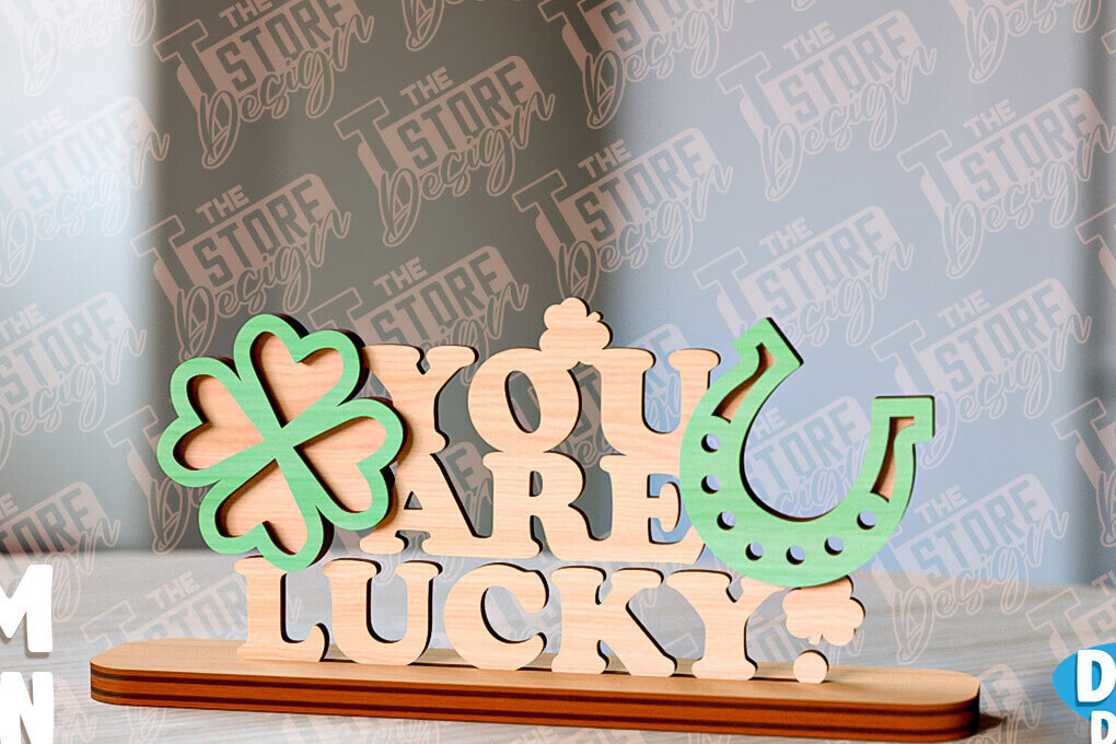 Intra απο ξύλο plywood 3mm-4mm πάχος – St. Patrick's Stand | Διακοσμητικό σταντ Δίασταση  40x30 cm INTRAFABR-91348437