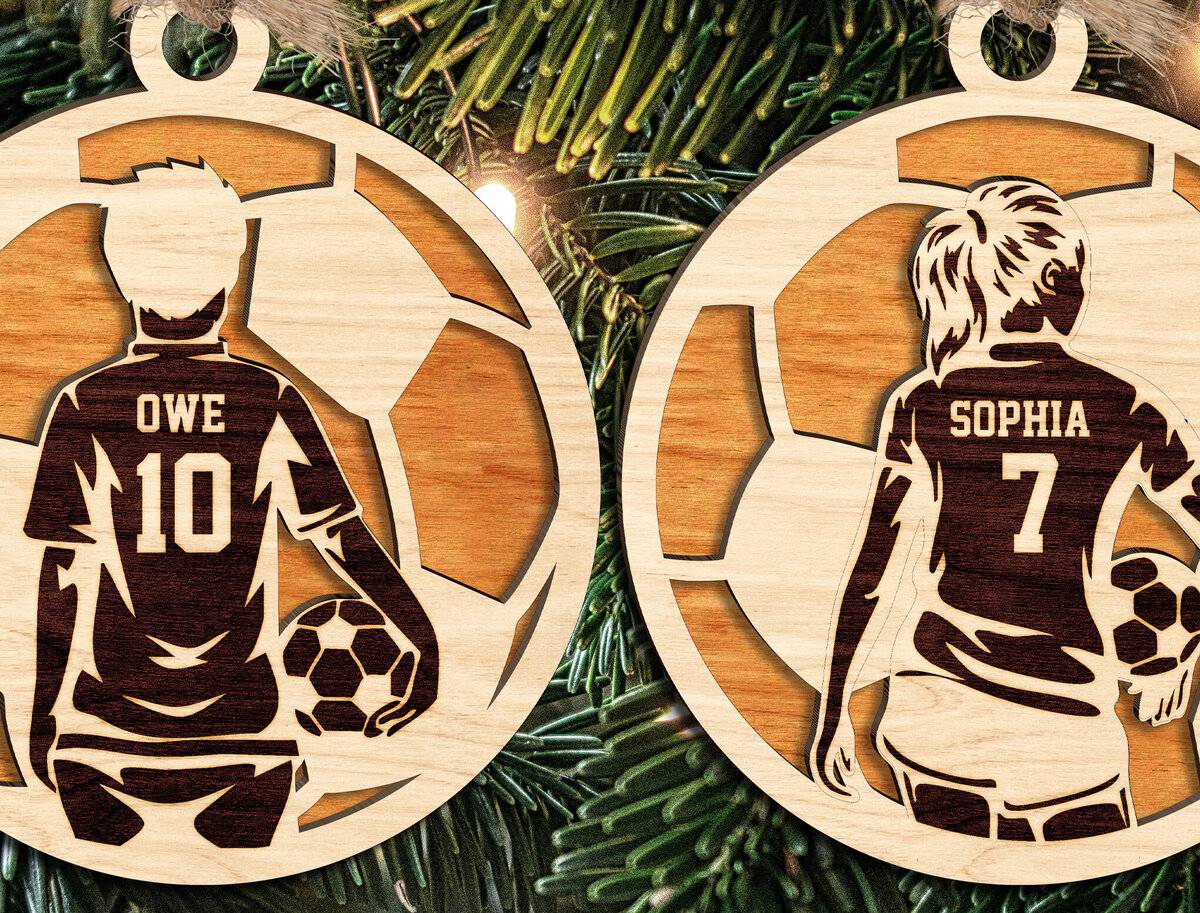 Σετ των 2 Intra απο ξύλο plywood 3mm-4mm πάχος – Stadium Series Spotlight Ornaments Δίασταση  20x20 cm INTRAFABR-123641447