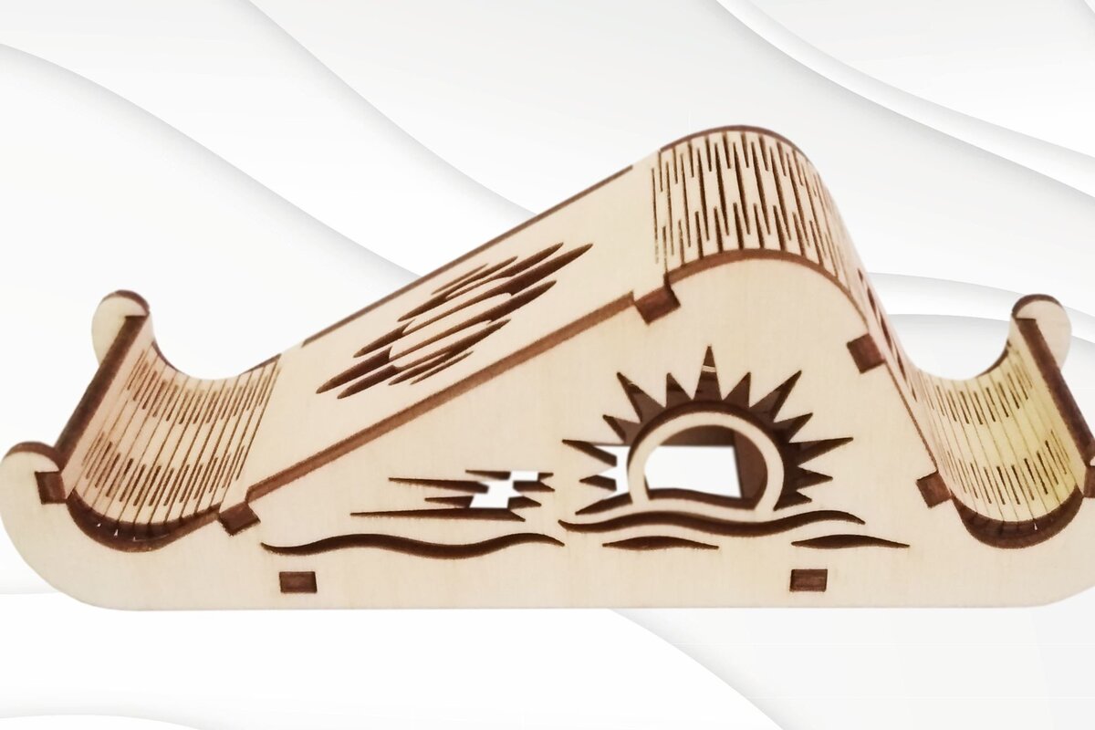 Σετ των 2 Intra απο ξύλο plywood 3mm-4mm πάχος – Βάση βάσης για τηλέφωνο, Σχεδιασμός Δίασταση  20x20 cm INTRAFABR-37403927