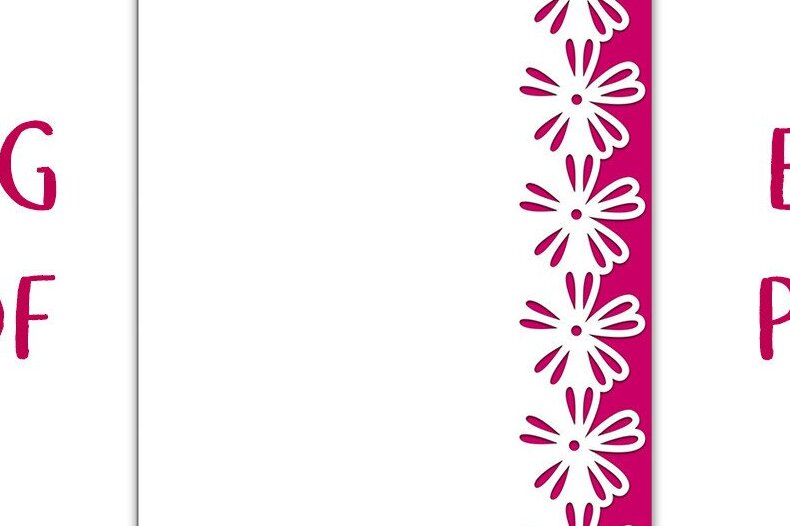 Σετ των 2 Intra απο ξύλο plywood 3mm-4mm πάχος – Stellaria Flower Geo Lace Edged Card Δίασταση  20x20 cm INTRAFABR-36324312