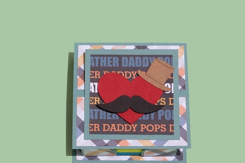 Σετ των 2 Intra απο ξύλο plywood 3mm-4mm πάχος – Κουτί αυτοκόλλητων σημειώσεων Δίασταση  20x20 cm INTRAFABR-32370147