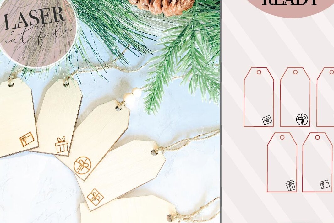 Σετ των 2 Intra απο ξύλο plywood 3mm-4mm πάχος – Η ετικέτα κάλτσας παρουσιάζει Δίασταση  20x20 cm INTRAFABR-74728212