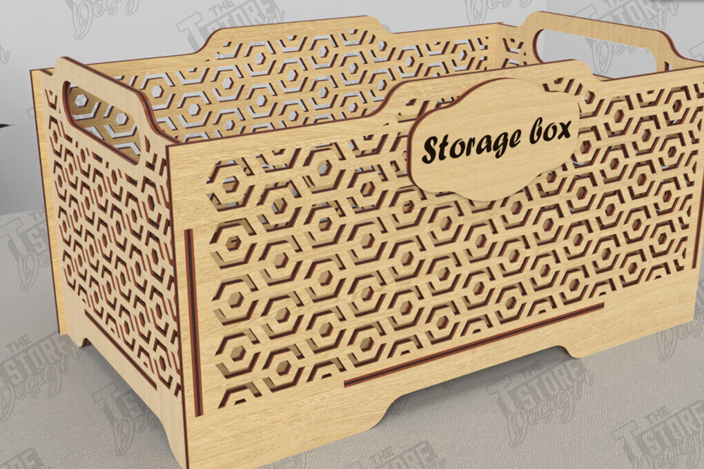 Σετ των 2 Intra απο ξύλο plywood 3mm-4mm πάχος – Κουτί αποθήκευσης |Κουτί κοσμημάτων | Κουτί δώρου| CNC Δίασταση  20x20 cm INTRAFABR-118219714