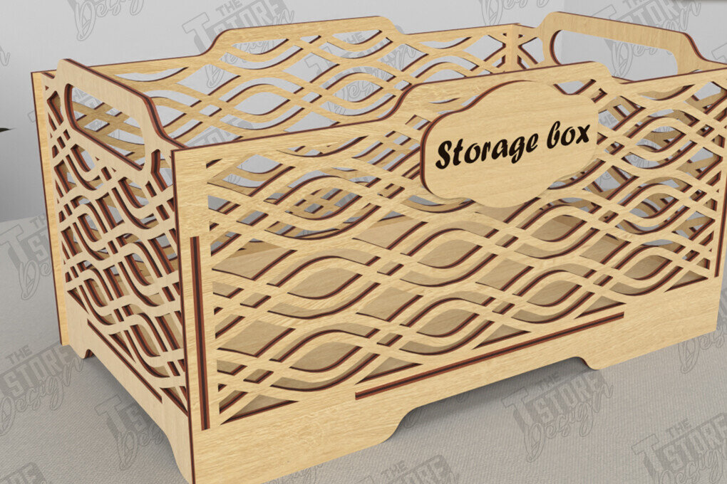 Σετ των 2 Intra απο ξύλο plywood 3mm-4mm πάχος – Κουτί αποθήκευσης |Κουτί κοσμημάτων | Κουτί δώρου| CNC Δίασταση  20x20 cm INTRAFABR-118219712