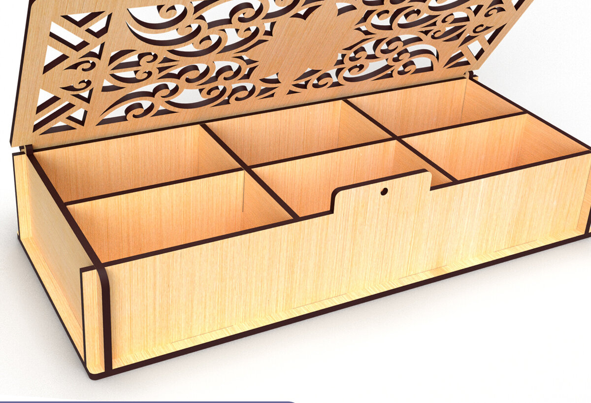 Σετ των 2 Intra απο ξύλο plywood 3mm-4mm πάχος – Πρότυπο Storage Box Αρχεία Cut Laser Δίασταση  20x20 cm INTRAFABR-81911102