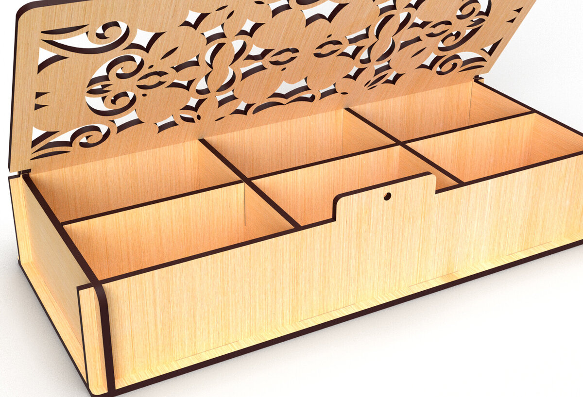 Σετ των 2 Intra απο ξύλο plywood 3mm-4mm πάχος – Πρότυπο Storage Box Αρχεία Cut Laser Δίασταση  20x20 cm INTRAFABR-81911116