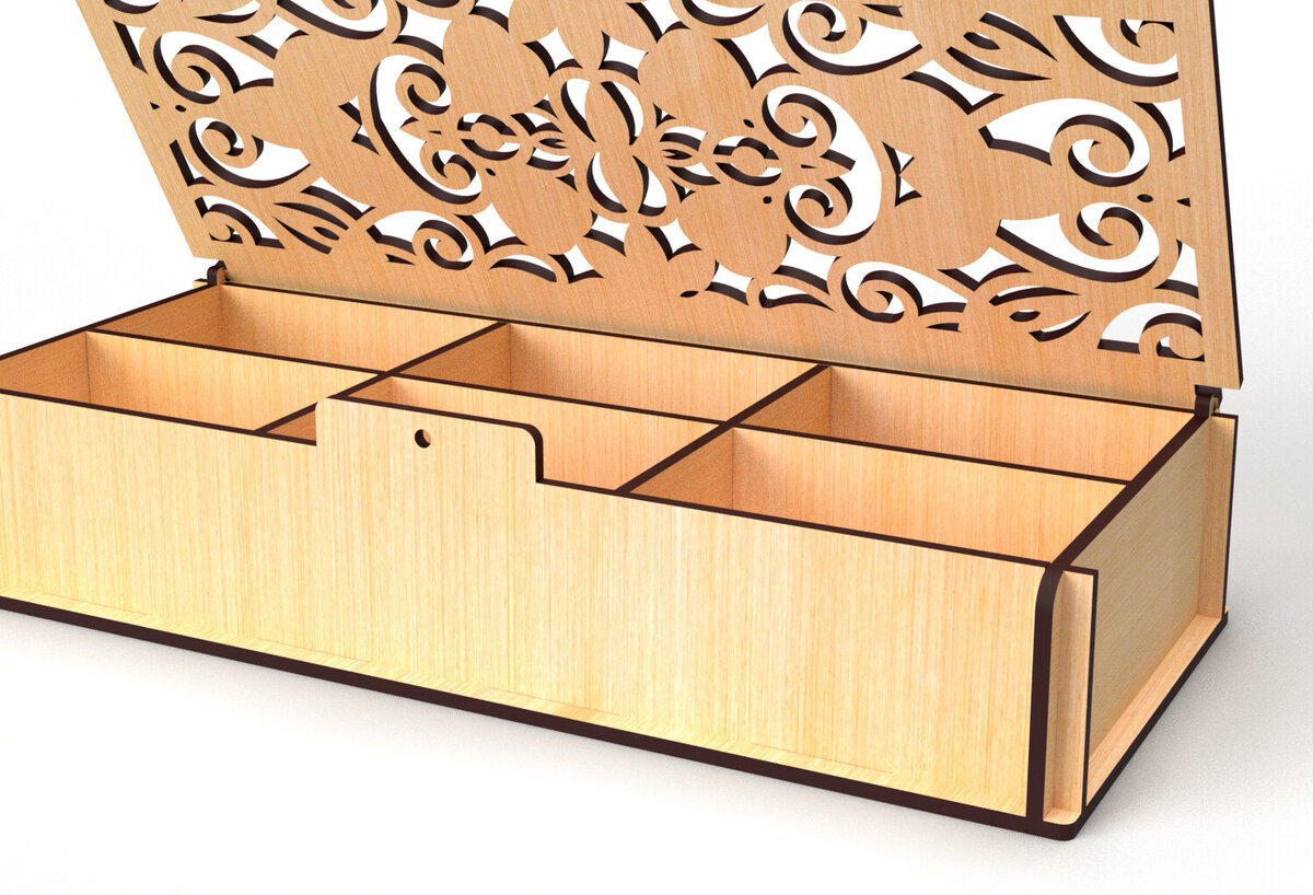 Σετ των 2 Intra απο ξύλο plywood 3mm-4mm πάχος – Πρότυπο Storage Box Αρχεία Cut Laser Δίασταση  20x20 cm INTRAFABR-81911119