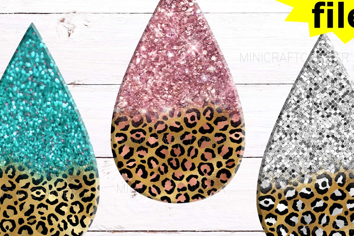 Σετ των 3 Intra απο ξύλο plywood 3mm-4mm πάχος – Σκουλαρίκια και λέιζερ Sublimation Glitter Δίασταση  5x5 cm INTRAFABR-14119340