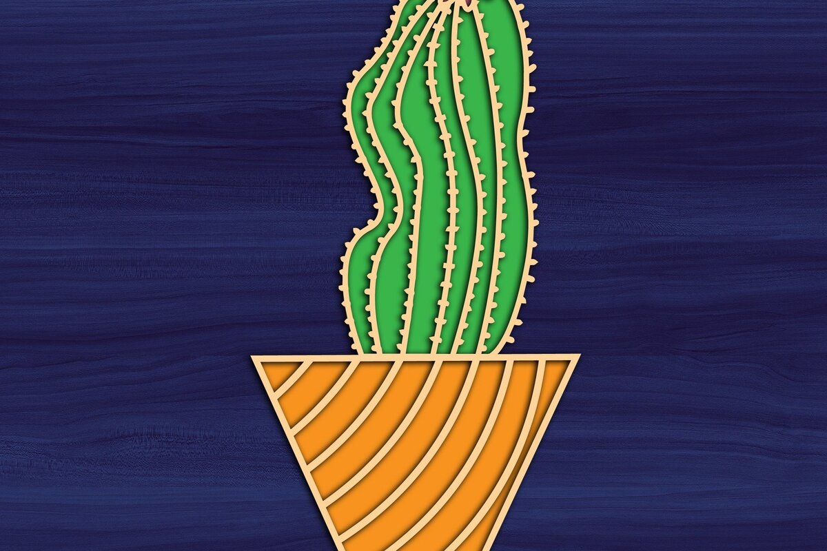 Σετ των 2 Intra απο ξύλο plywood 3mm-4mm πάχος – Χυμώδες Μαγνήτης Cut/Laser Δίασταση  20x20 cm INTRAFABR-31678438