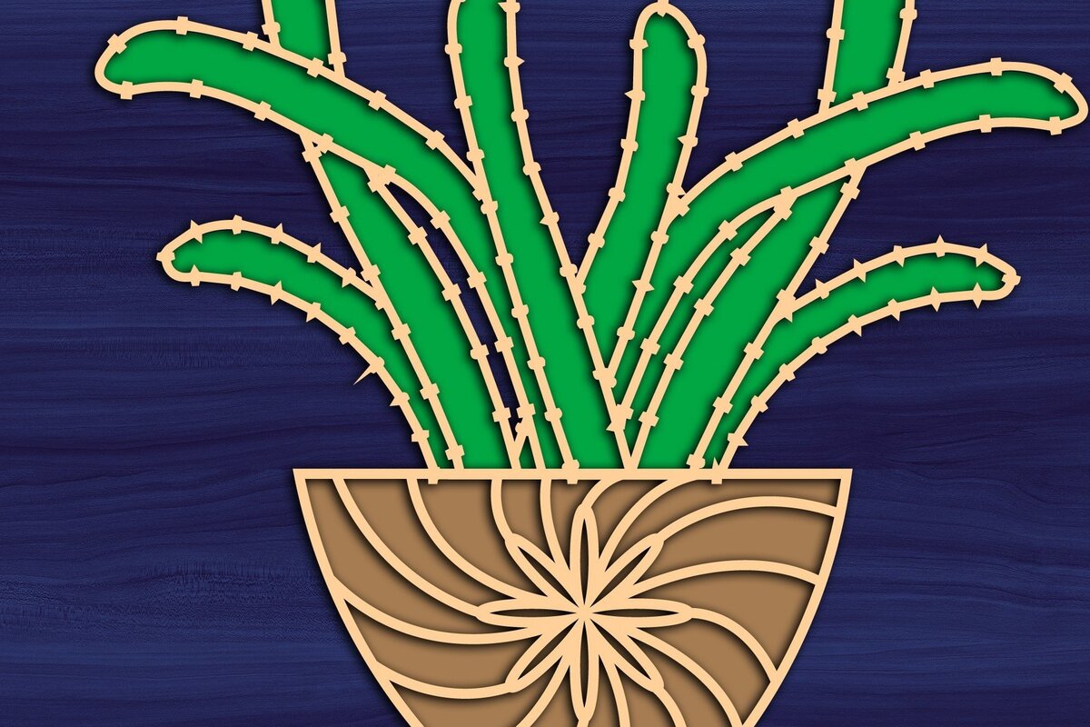 Σετ των 2 Intra απο ξύλο plywood 3mm-4mm πάχος – Χυμώδες Μαγνήτης Cut/Laser Δίασταση  20x20 cm INTRAFABR-31678439