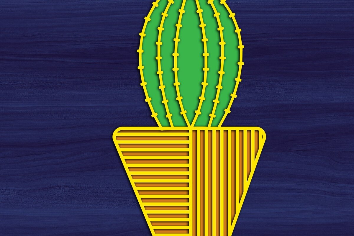 Σετ των 2 Intra απο ξύλο plywood 3mm-4mm πάχος – Χυμώδες Μαγνήτης Cut/Laser Δίασταση  20x20 cm INTRAFABR-31678444