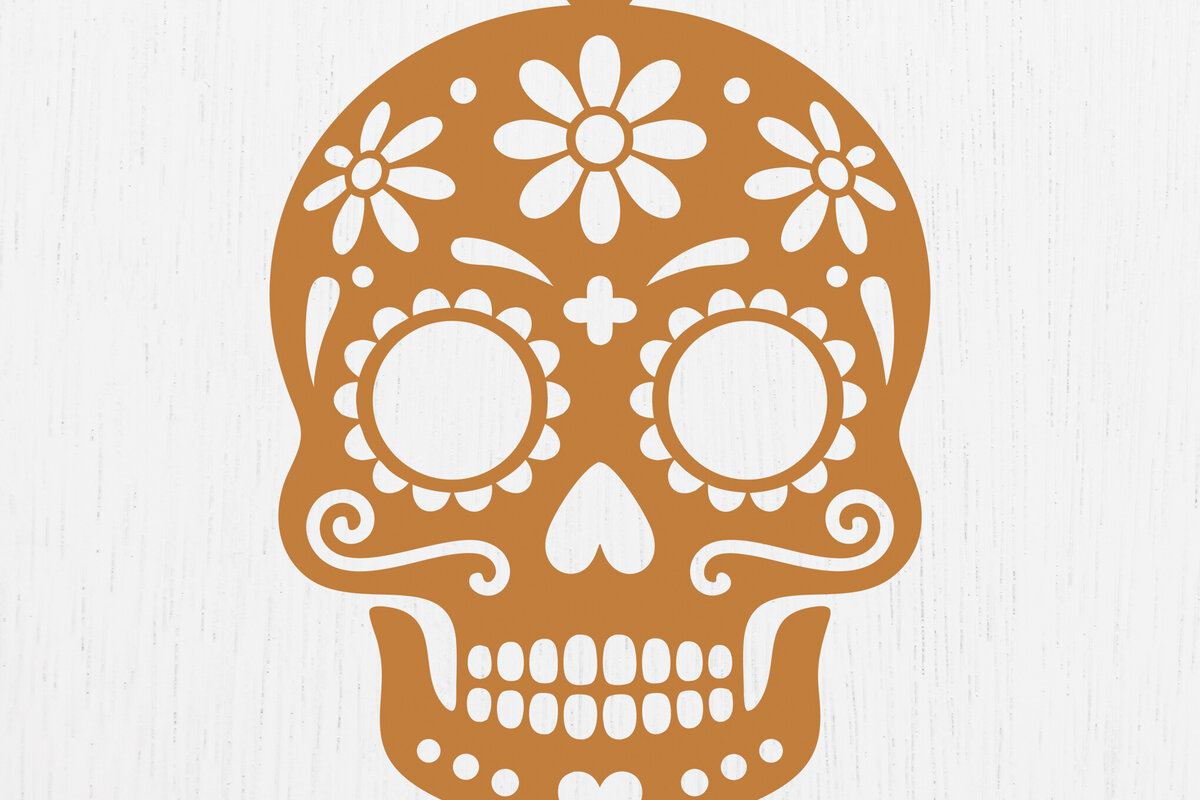 Σετ των 3 Intra απο ξύλο plywood 3mm-4mm πάχος – Σκουλαρίκια Sugar Skull Design10 Δίασταση  5x5 cm INTRAFABR-123092380