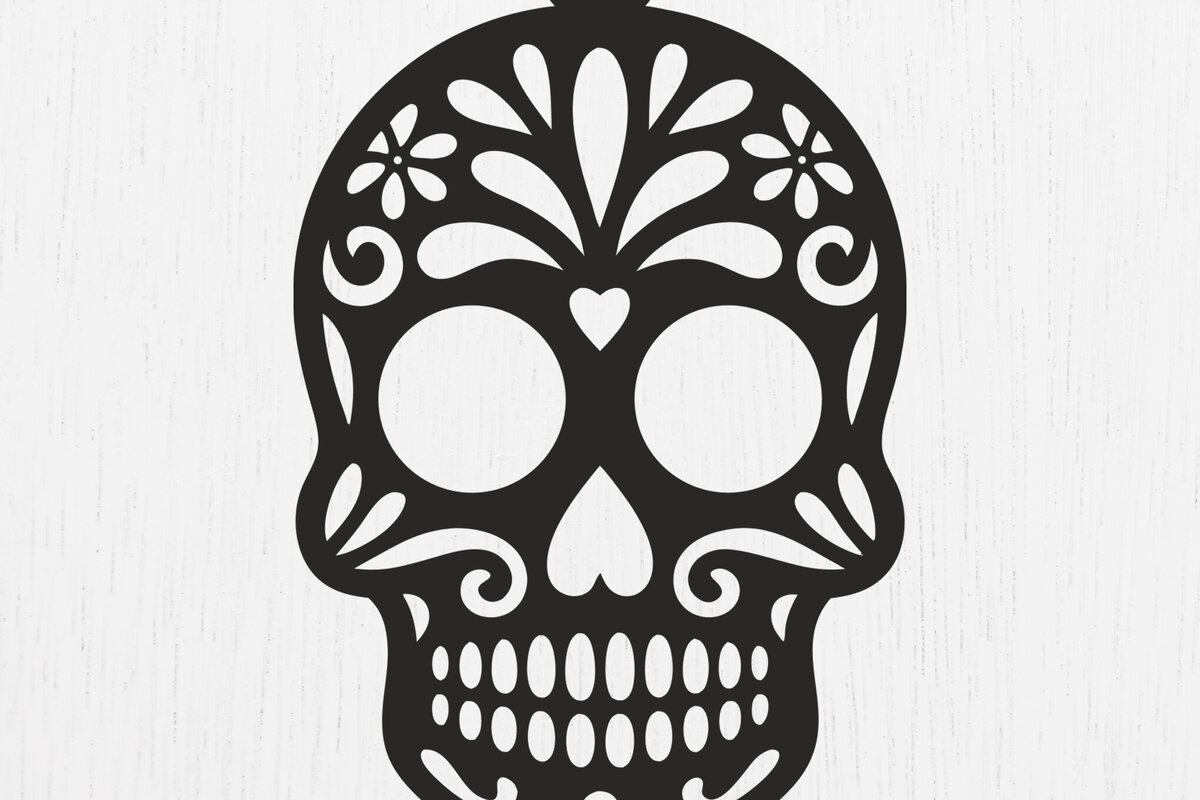 Σετ των 3 Intra απο ξύλο plywood 3mm-4mm πάχος – Σκουλαρίκια Sugar Skull Design12 Δίασταση  5x5 cm INTRAFABR-123161606