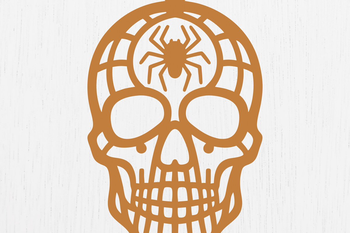 Σετ των 3 Intra απο ξύλο plywood 3mm-4mm πάχος – Σκουλαρίκια Sugar Skull Design4 Δίασταση  5x5 cm INTRAFABR-123028020