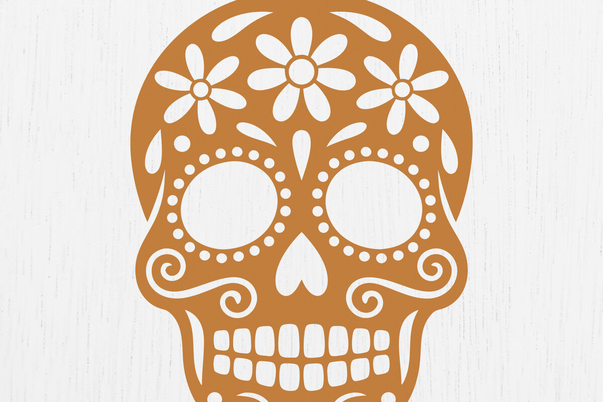 Σετ των 3 Intra απο ξύλο plywood 3mm-4mm πάχος – Σκουλαρίκια Sugar Skull Design8 Δίασταση  5x5 cm INTRAFABR-123092313