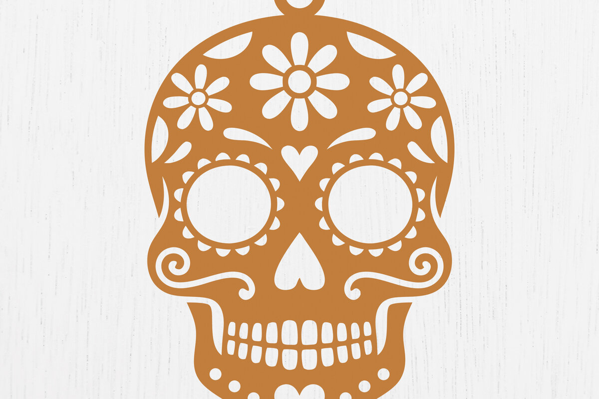 Σετ των 3 Intra απο ξύλο plywood 3mm-4mm πάχος – Σκουλαρίκια Sugar Skull Design9 Δίασταση  5x5 cm INTRAFABR-123092327