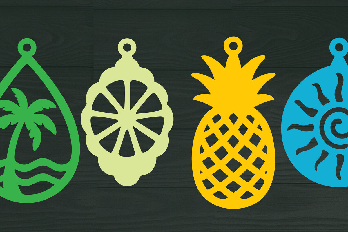 Σετ των 3 Intra απο ξύλο plywood 3mm-4mm πάχος – Καλοκαιρινό Σκουλαρίκι Πακέτο Δίασταση  5x5 cm INTRAFABR-122962160